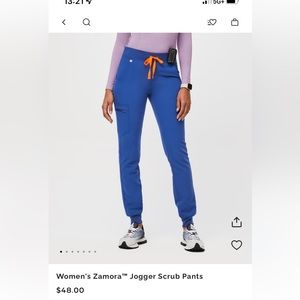 FIGS Caribbean Blue Scrub Joggers